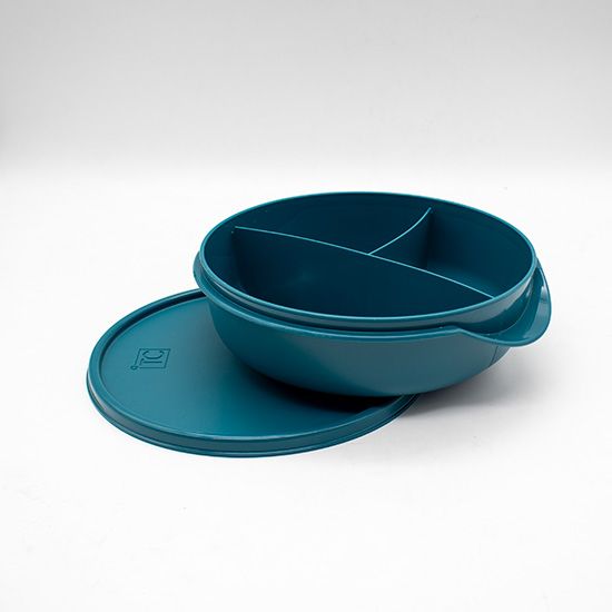 Picture of Round Divided Luncher 1Lt - Cherry