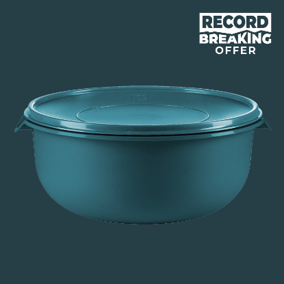 Picture of Bowl With Lid 14Lt - Teal