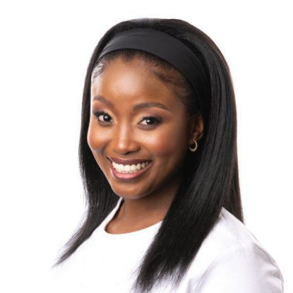 Picture of Malaika - 14'' Straight Blended Headband Wig